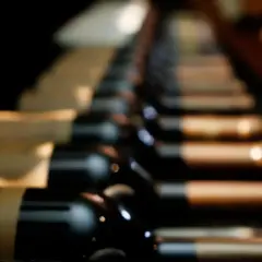 Des bouteilles de vin de garde alignées dans une cave sombre, attendant patiemment de révéler leurs arômes complexes.