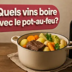 Un pot-au-feu savoureux avec carottes, pommes de terre et un verre de vin rouge. Quel accord vin pot au feu sera parfait ?