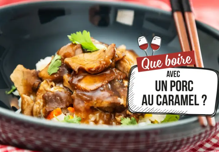 Un plat de porc au caramel, savoureux et fondant, servi sur du riz. Quel vin choisir pour accompagner ce délice ?