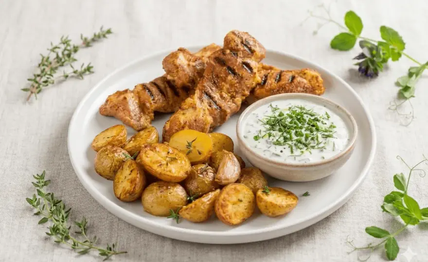 Araignée de porc poêlée, cuisson minute et sauce moutarde