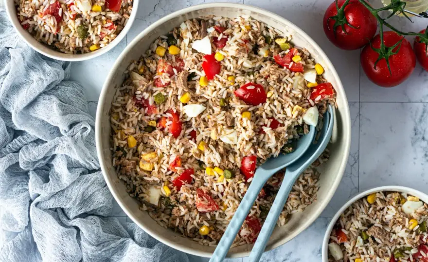 Salade de riz au thon - La recette qui change tout