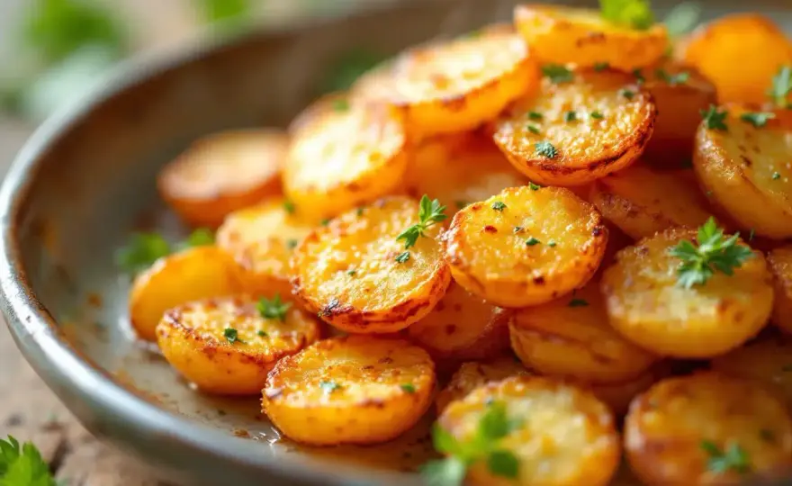 Pommes de terre fondantes et dorées, le bon geste