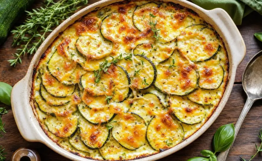 Gratin de courgettes à la béchamel - réussir un plat fondant