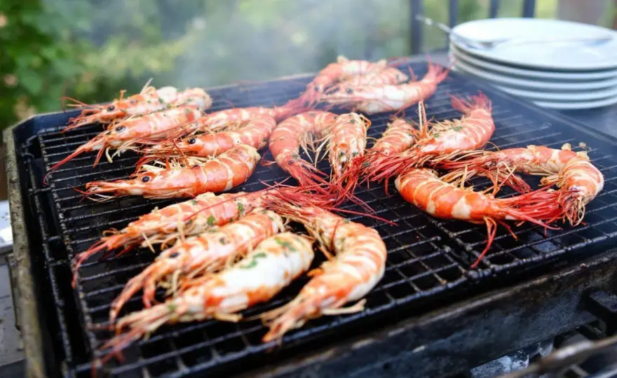 Gambas au barbecue - Le secret d'une cuisson juteuse
