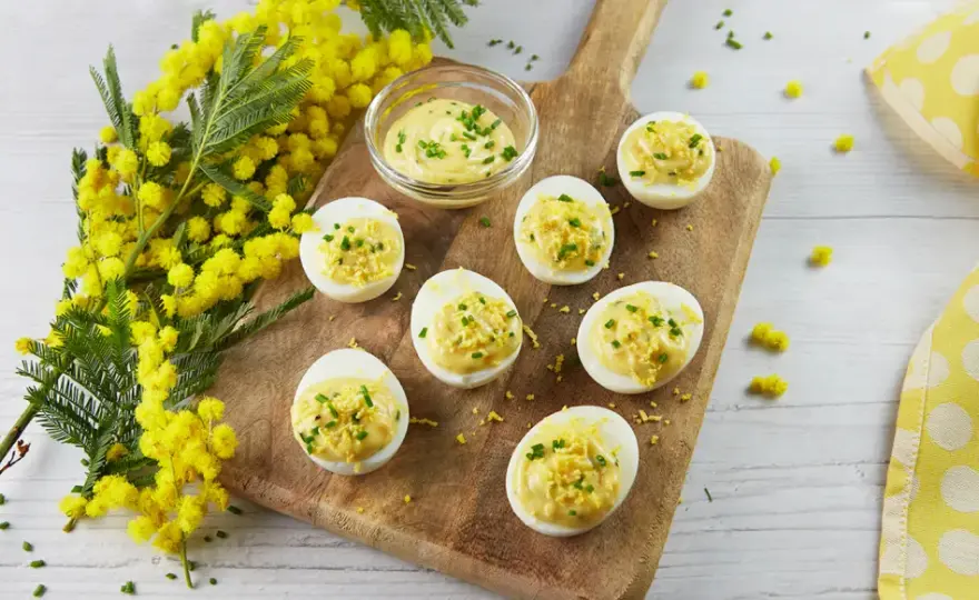 Œufs mimosa parfaits - La recette bistrot facile et rapide