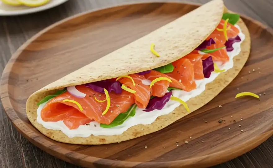 Wrap au saumon parfait - L'astuce pour un roulage impeccable