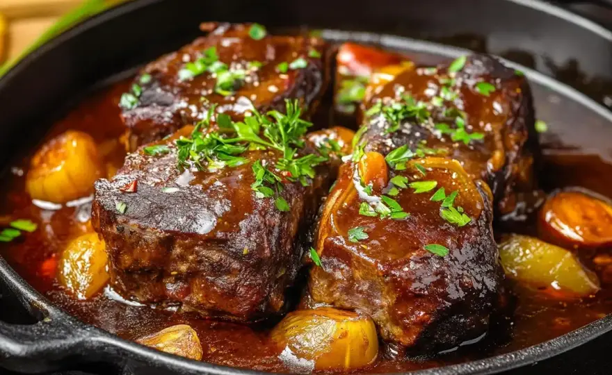 Joue de bœuf confite - la cuisson lente qui la rend fondante