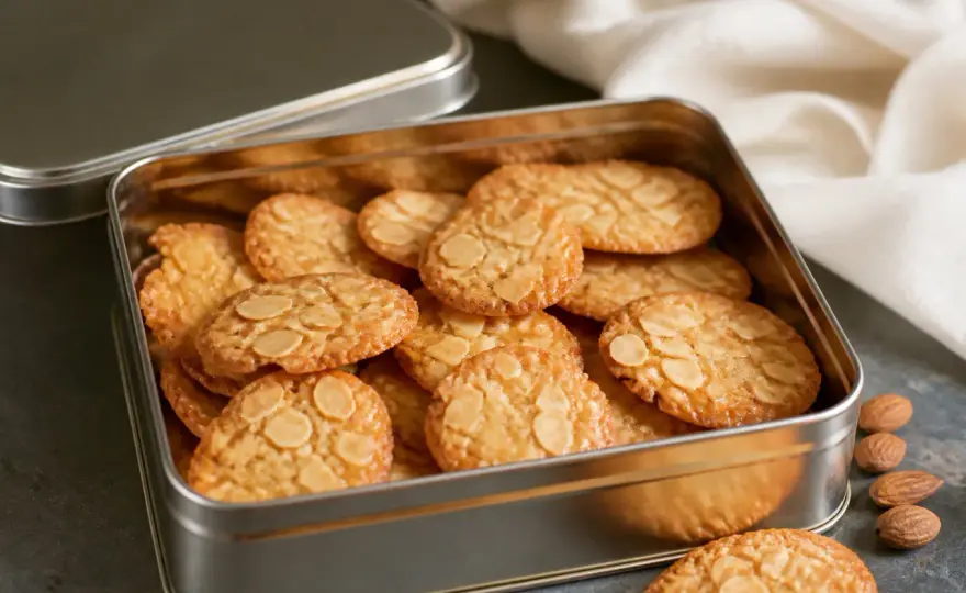 Tuiles aux amandes - Le secret des biscuits ultra-croustillants
