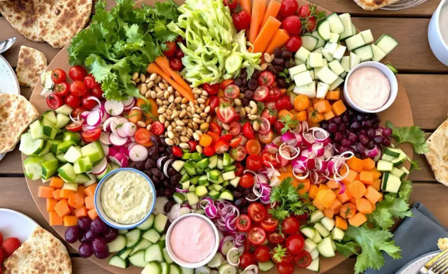 Salade de crudités parfaite - Le guide pour une entrée réussie