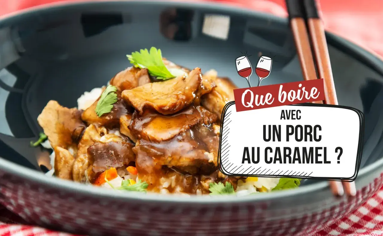 Un plat de porc au caramel, savoureux et fondant, servi sur du riz. Quel vin choisir pour accompagner ce délice ?