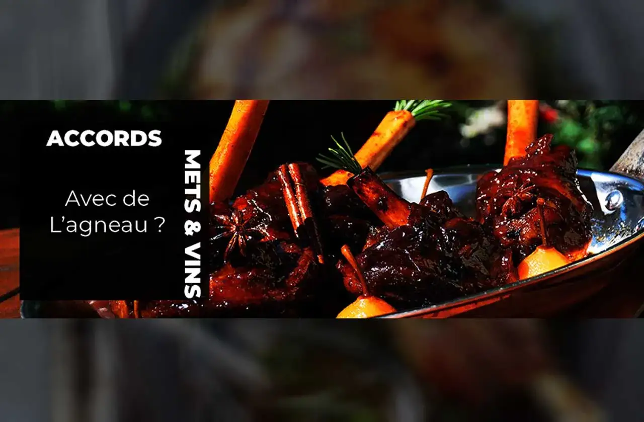 Accords mets & vins : quel vin avec agneau ? Un plat savoureux de jarrets d'agneau brais&eacute;s aux &eacute;pices et carottes.